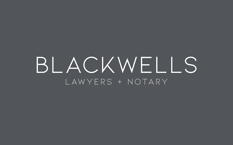 Blackwells Law Firm Branding Logo business cards