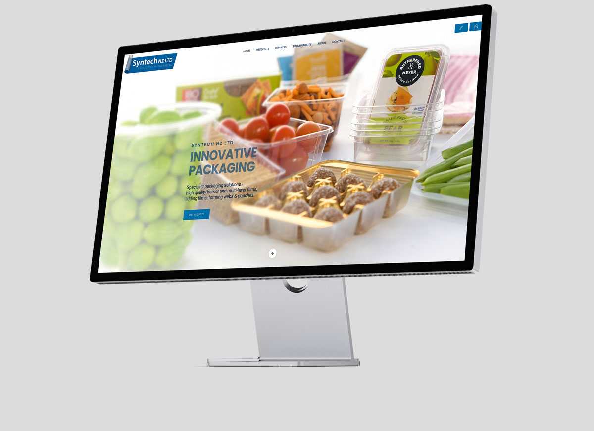 Web Design Auckland Syntech website internet design
